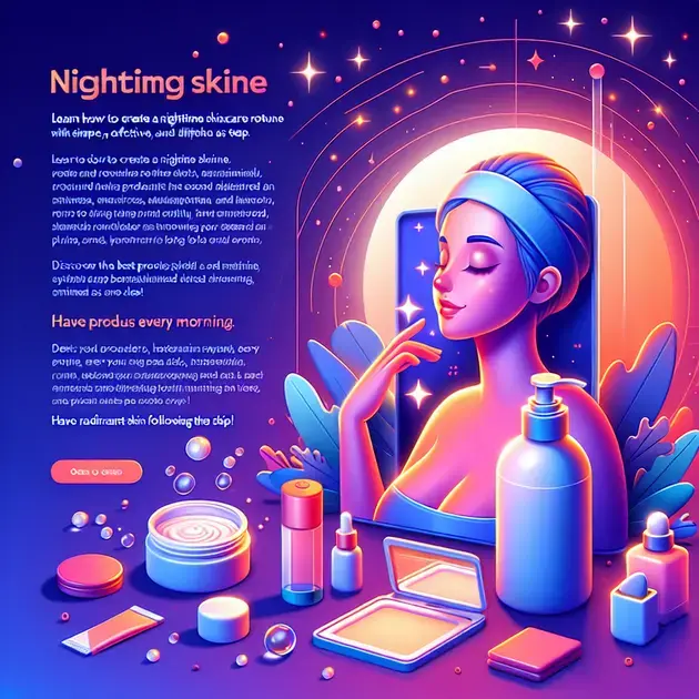 Como Criar uma Rotina de Cuidados com a Pele Noturna